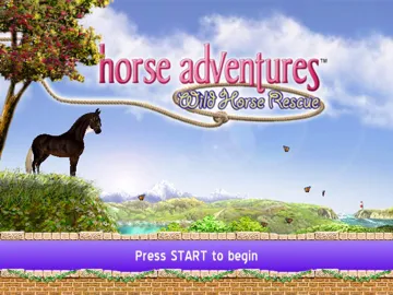 Barbie Horse Adventures Wild Horse Rescue (USA) screen shot title